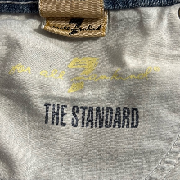 7 For All Mankind Bootcut Jeans Men 34x32 The Standard Y2K USA Loose Baggy Urban - Picture 16 of 16